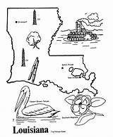 Louisiana Coloring State Outline Pages Map Printables Symbols Kids Flag States Print Word Usa Bird Printable Doc Paste Copy Culture sketch template