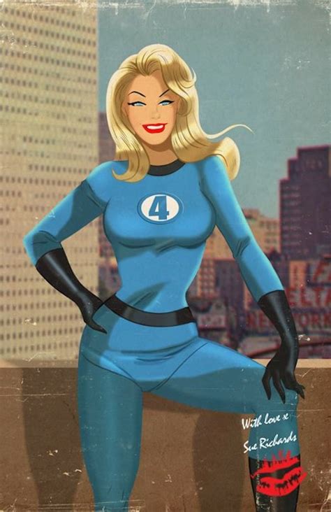 Superheroes Get Retro 1950’s Pin Up Treatment