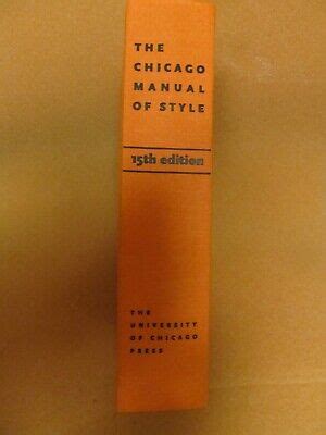chicago manual  styleth editionas   ebay