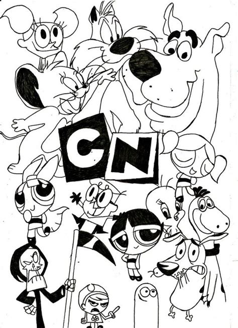 cartoon network coloring pages clip art library