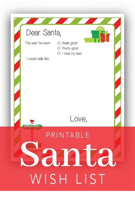printable list  santa
