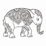 Mandalas Elefantes Elefante Elefant Debuda Elmar Ausmalbild Ausdrucken Tatuaje sketch template