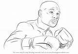 Mayweather Floyd Draw Drawing Step Boxers Drawingtutorials101 Drawings Tutorials Learn Tutorial People Choose Board Clip sketch template