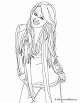 Miley Cyrus Ariana Hellokids Montana Hannah Colorier Celebridades Milliers sketch template