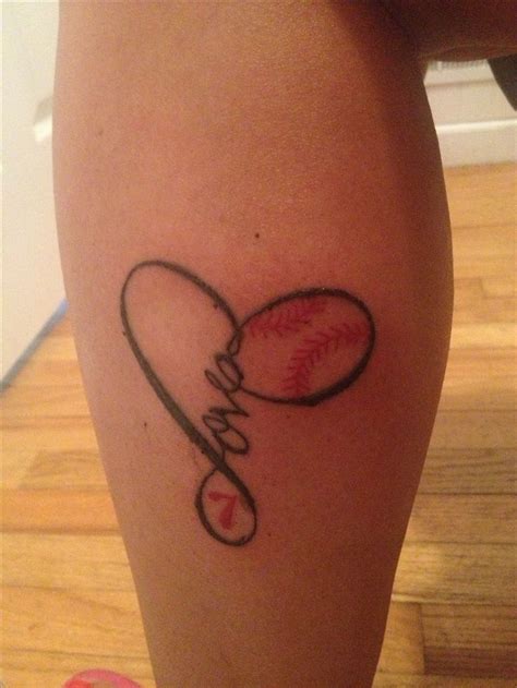 pin  nicole carrie  random softball tattoos tattoos baseball tattoos