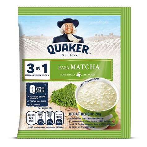memasak quaker oat instant ujian