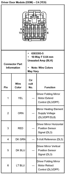 chevy tow mirror wiring diagram easy wiring