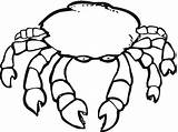 Hermit Crab sketch template