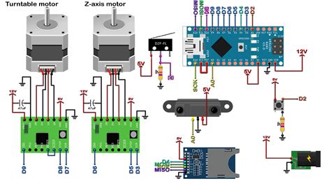 arduino  scanner schematic