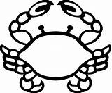 Crab Blue Drawing Clipartmag Clipart sketch template