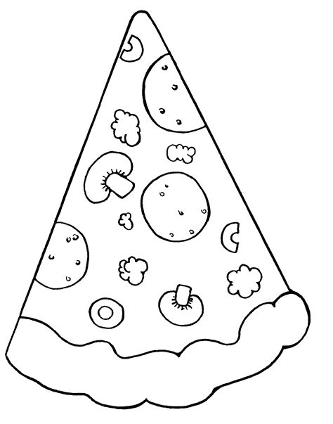 pizza coloring page printable printable world holiday