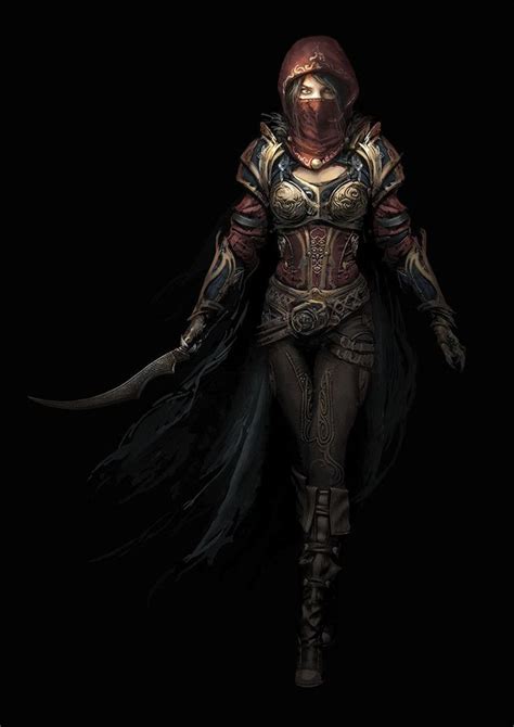 pin by eric rhea on character female assassin character
