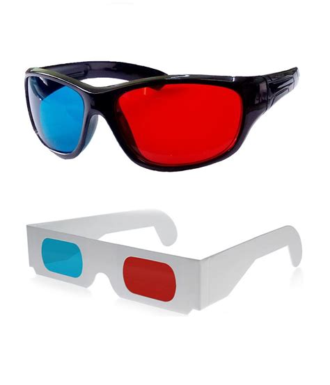 Buy Hrinkar Updated Version 2015 Anaglyph 3d Glasses Red
