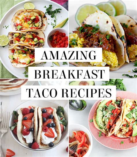 breakfast taco recipes