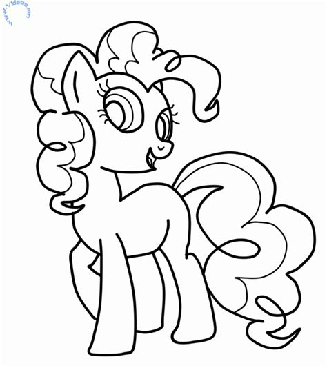 pinkie pie    pony coloring page videosmn coloring home