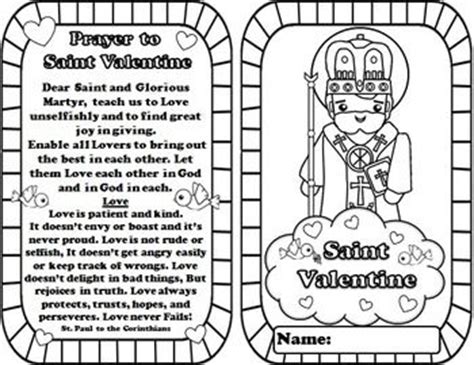 beautiful pictures st valentine coloring pages catholic saint