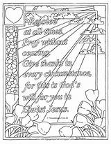 Thessalonians Coloringpagesbymradron Rejoice Adron sketch template