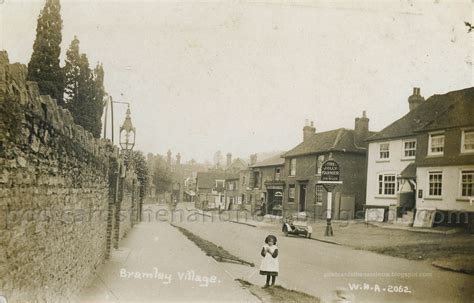 postcards    bramley village surrey