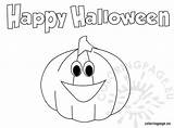 Happy Halloween Coloring Pumpkin Pumpkins Coloringpage Eu Reddit Email Twitter Choose Board sketch template