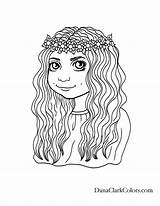 Coloring Pages Hair Kids African Sheets Colouring Hairstyle American Hairstyles Girls Color Children Printable Colors Natural Princess Adults Digi Cute sketch template