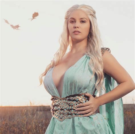 daenerys by danny cozplay cosplay boobies