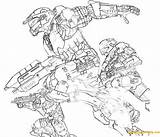 Halo Odst Pages Coloring Chief Master Color Coloringpagesonly sketch template