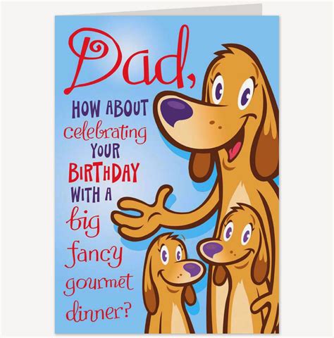 printable birthday cards  dad printableecom