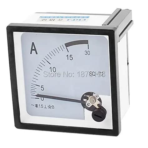 buy sq ac   square panel meter gauge current analogue analog ammeter
