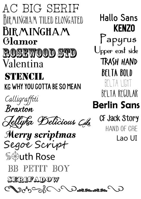 decorative fonts  microsoft word  view alqu blog