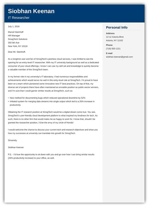 cover letter examples  teachers   experience