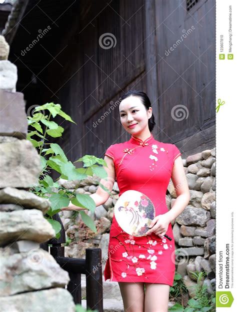 Asian Eastern Oriental Chinese Woman Beauty In Traditional Ancient