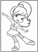 Coloring Pages Exercise Dance Kids Preschoolers Strawberry Shortcake Printable Color Getcolorings sketch template
