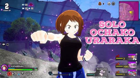 Solo Ochako Uraraka My Hero Ultra Rumble Open Beta Youtube