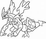 Kyurem Legendaire Facile élégant sketch template