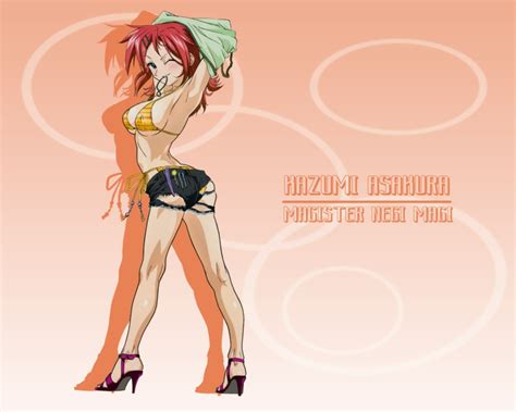 Asakura Kazumi Mahou Sensei Negima Wallpaper 00s Ass Bikini