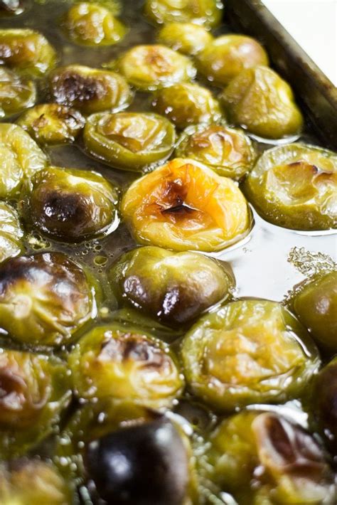 oven roasted tomatillos easy oven roasted tomatillos recipe shows