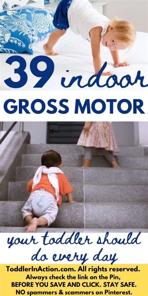 indoor gross motor toddler activities  burn  energy  home  year  year