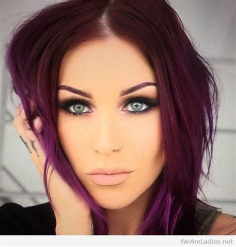 purple hair color  blue eyes plum hair hair color purple purple hair