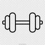 Dumbbell Hiclipart sketch template