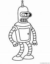 Coloring4free Futurama Coloring Printable Pages sketch template