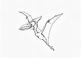 Flying Dinosaurs sketch template