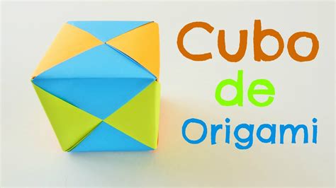 Cubo De Origami {cubo De Papel} Origami Modular Facil Youtube