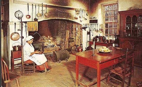 colonial williamsburg kitchen  century american homes interiors pinterest colonial
