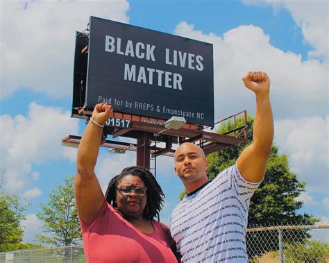 emancipate nc raises  billboard  black lives emancipate