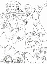 Fighting Monsters Pg Coloring Sheet Story Deviantart sketch template