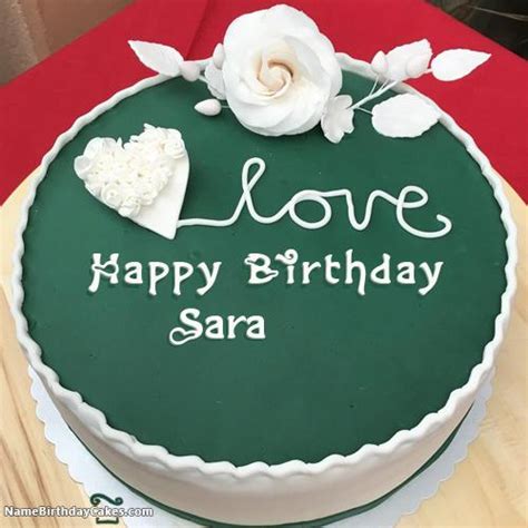 Happy Birthday Sara Cake Download And Share
