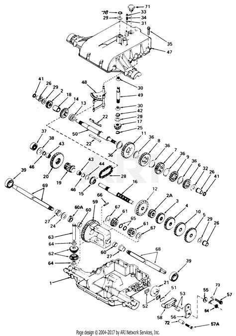 mtd    parts diagram  peerless transaxle