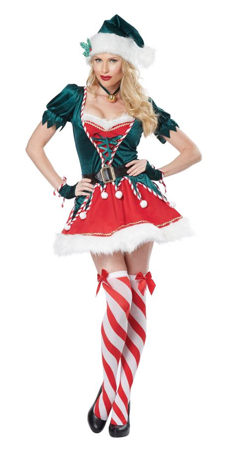santa s sexy elf helper christmas adult costume size small 01552