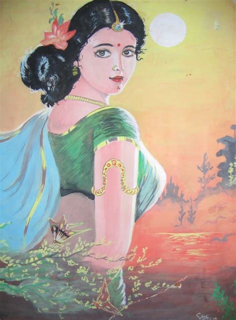 Indian Traditional Painting Sexy Brunette Girl Porn