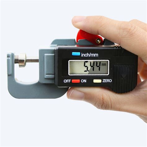 precision digital display lateral thickness gauge  mm  leather steel plate cloth board